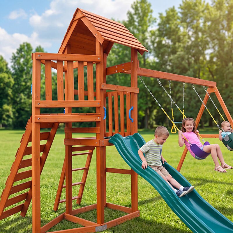 Custom Backyard Swing Set OEM