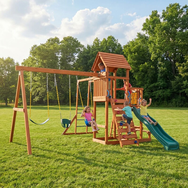 Wooden Playground Set